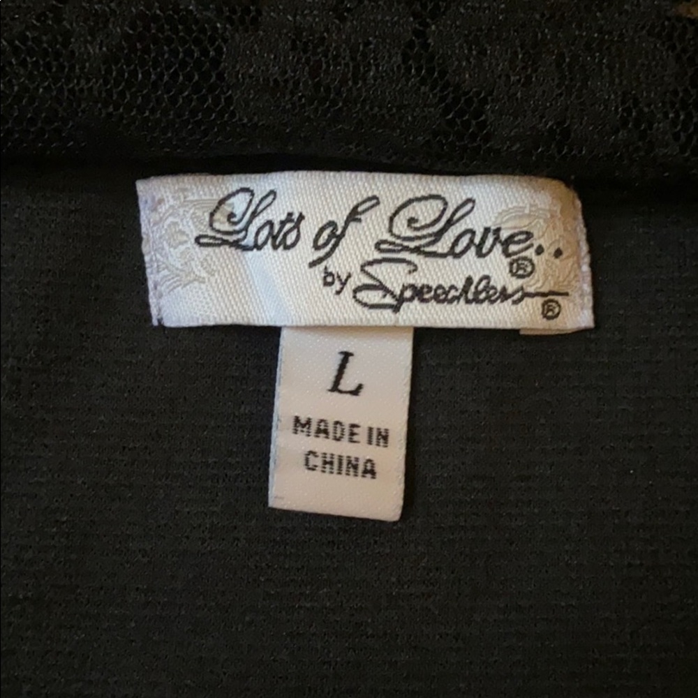 SOLD! Black Lace Sheer Sweetheart Skater Dress - Picture 7 of 8